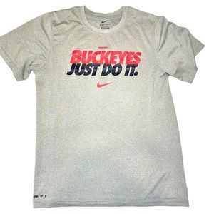 Men’s Small Nike Dri-fit OSU Buckeyes T-shirt Ohio State